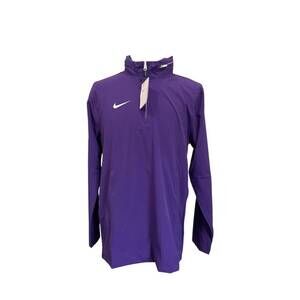 NEW NIKE men's lightweight coaches jacket in field purple/white